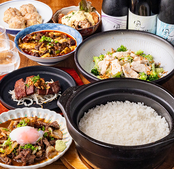 《お肉たっぷ肉中島コース》【全9品】4,500円(税込) 