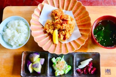 しお唐揚げ定食